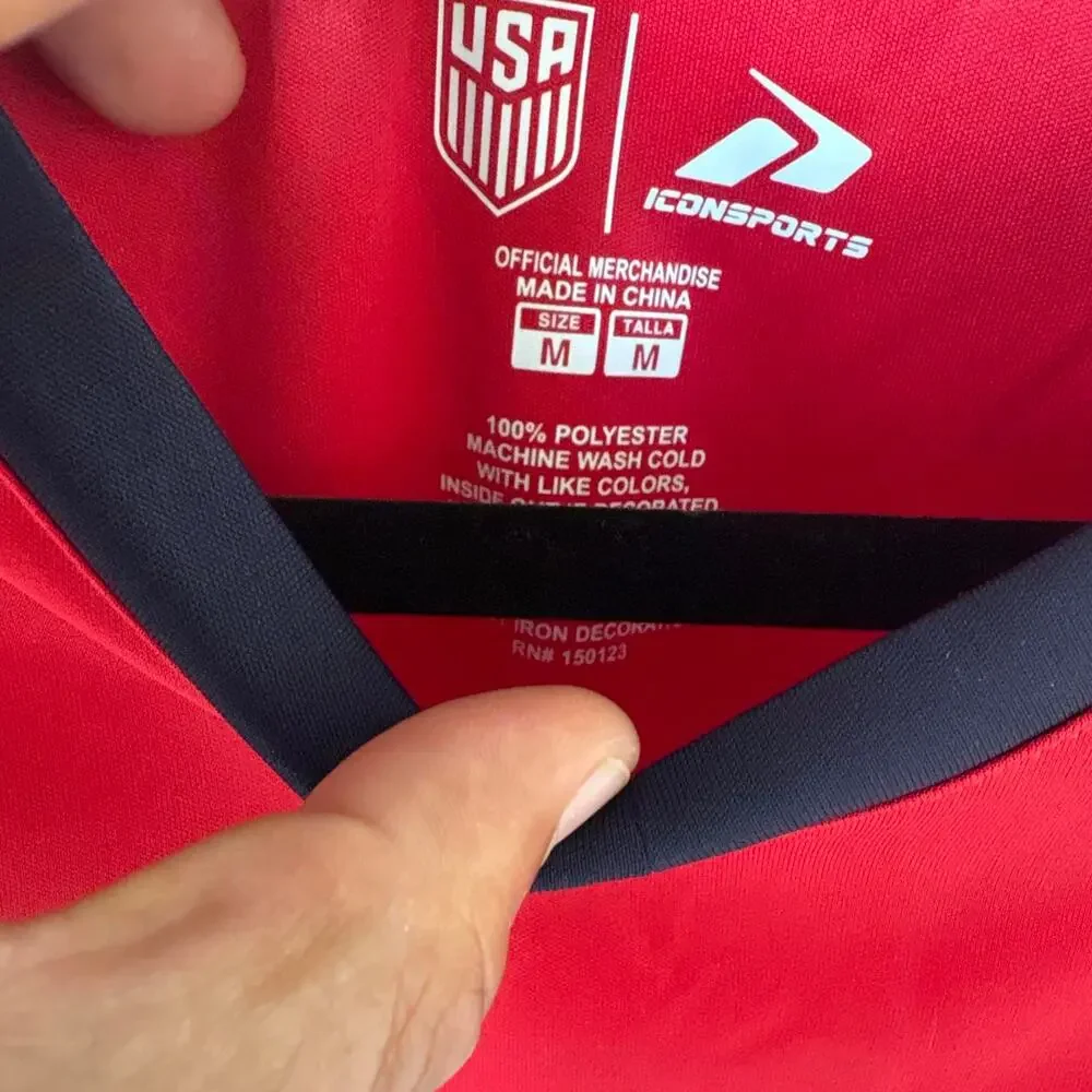 Adidas usa soccer jersey size